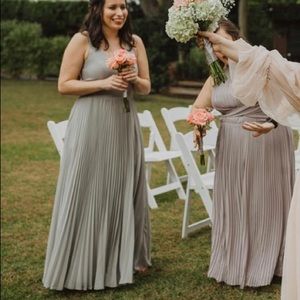 Azazie Grey bridesmaid dress